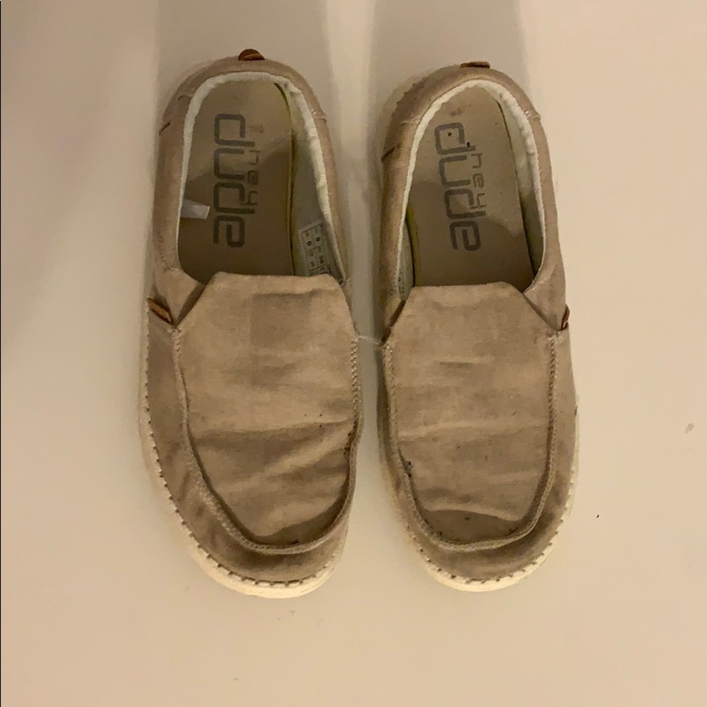 womens hey dude slip ons